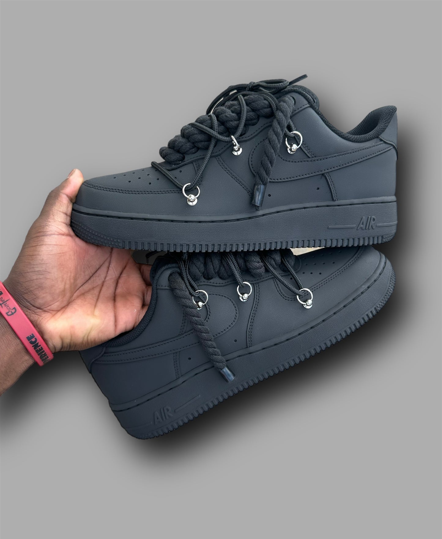 Matte Black Custom AF1s