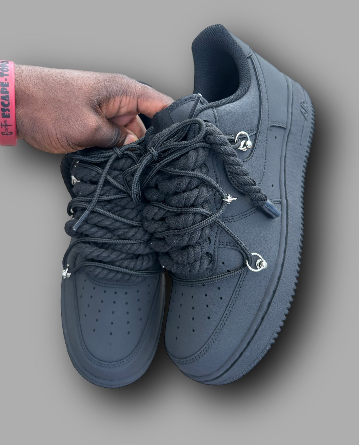 Matte Black Custom AF1s